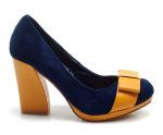 CZÓŁENKA BLOCK HEELS E206BL /17R
