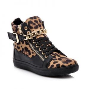 SPORTOWE Buty Damskie - SNEAKERSY z Paskiem